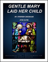 Gentle Mary Laid Her Child SATB choral sheet music cover